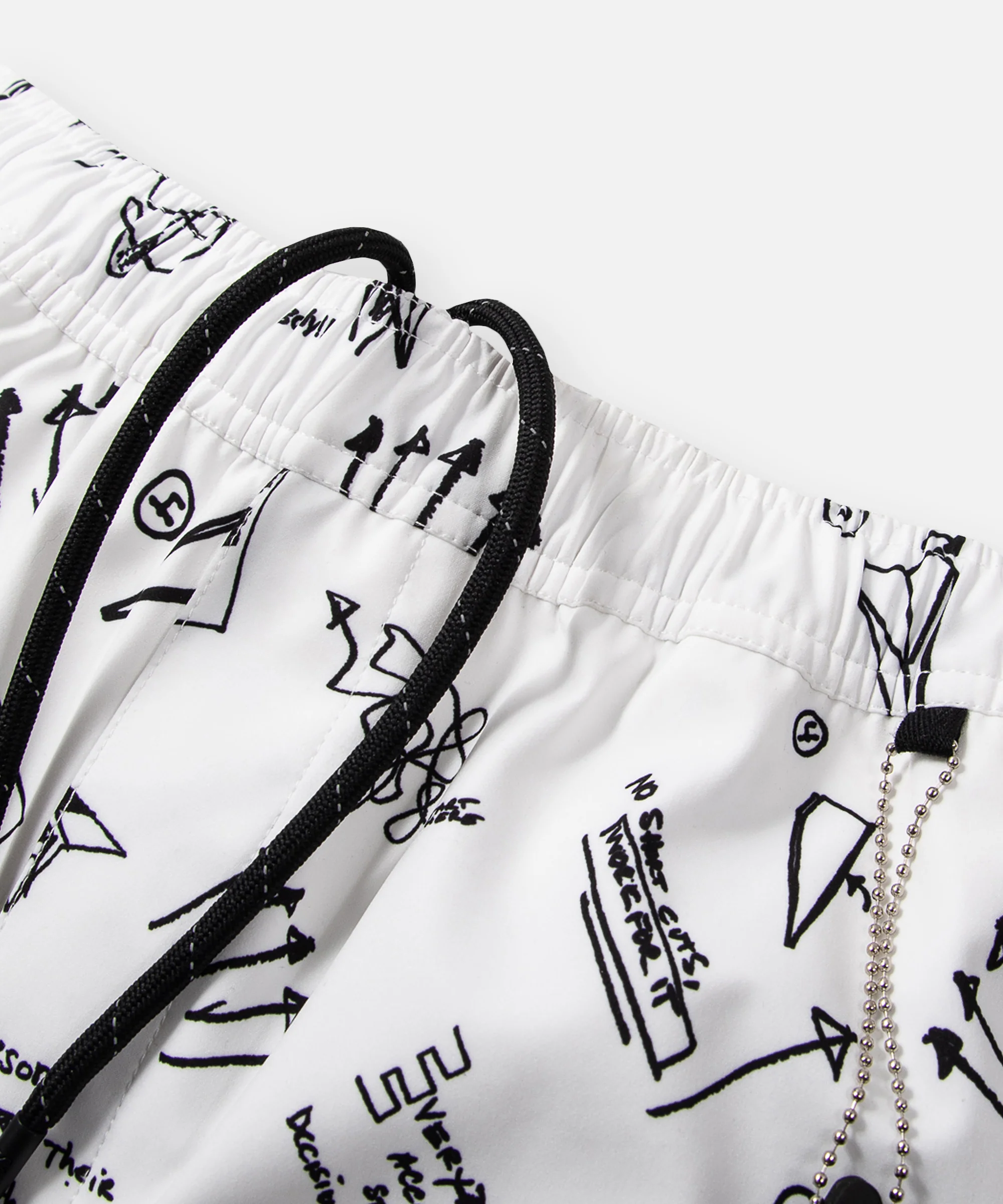Sketch Print Swim Shorts - Image 4