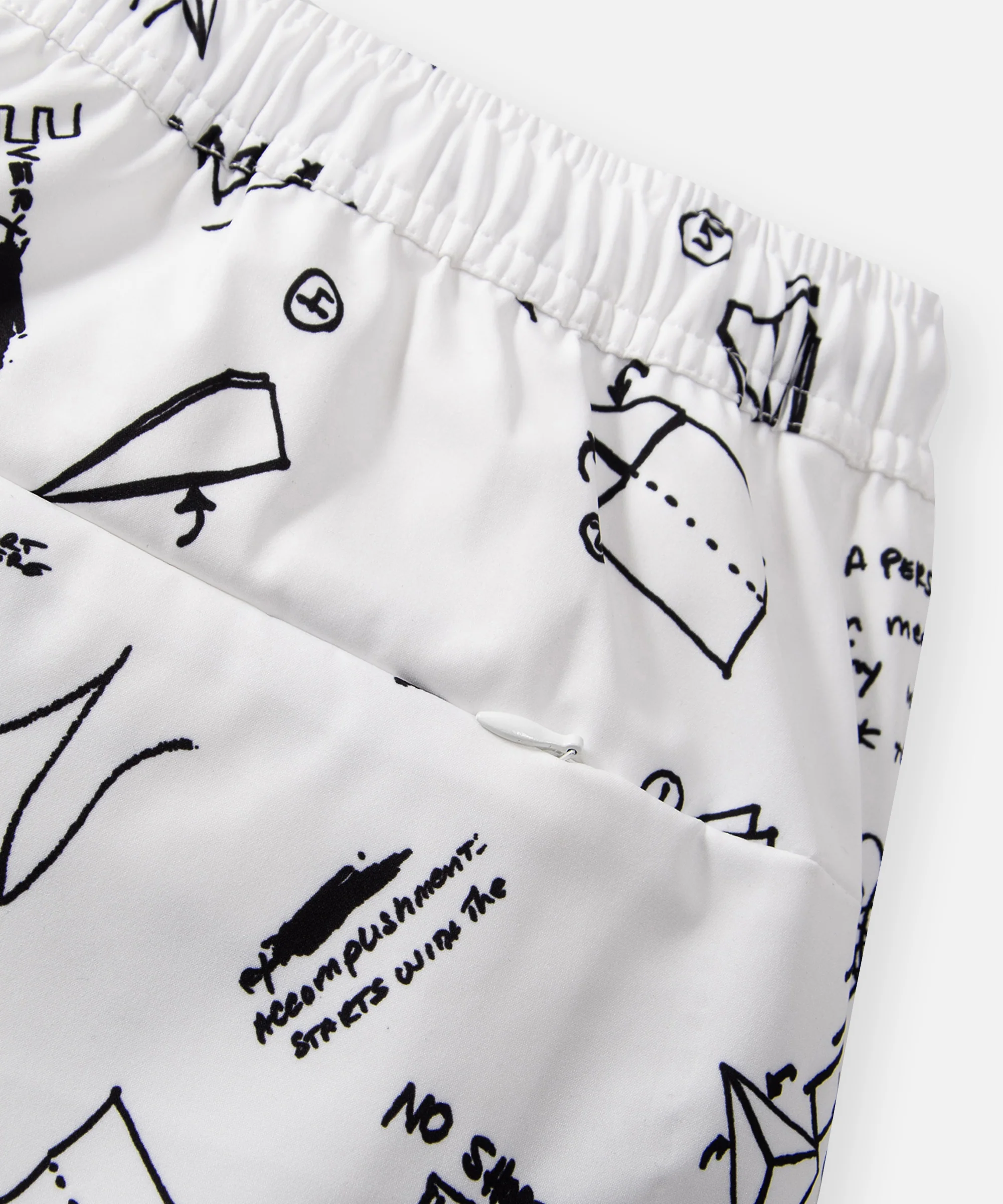 Sketch Print Swim Shorts - Image 6