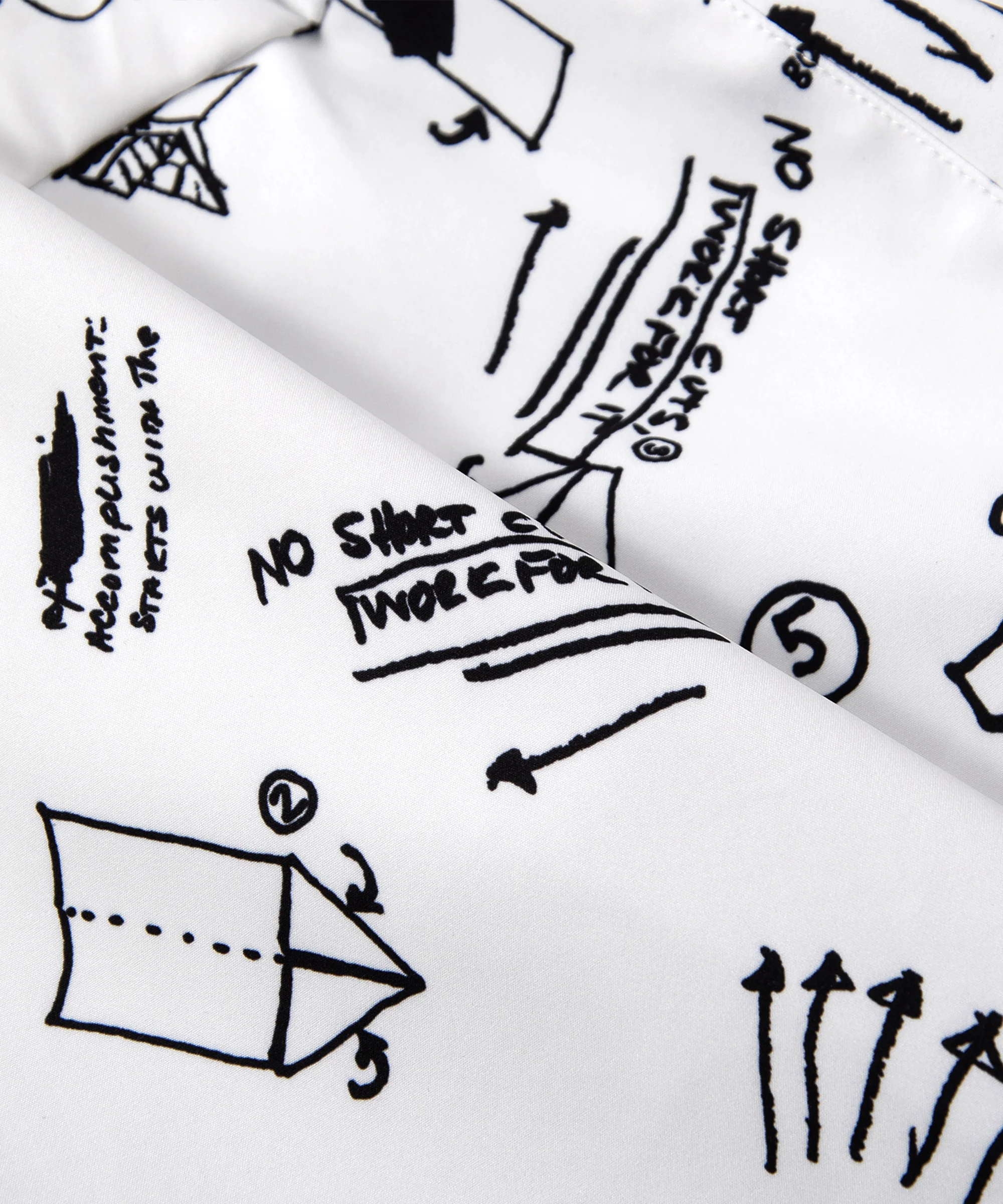 Sketch Print Swim Shorts - Image 7