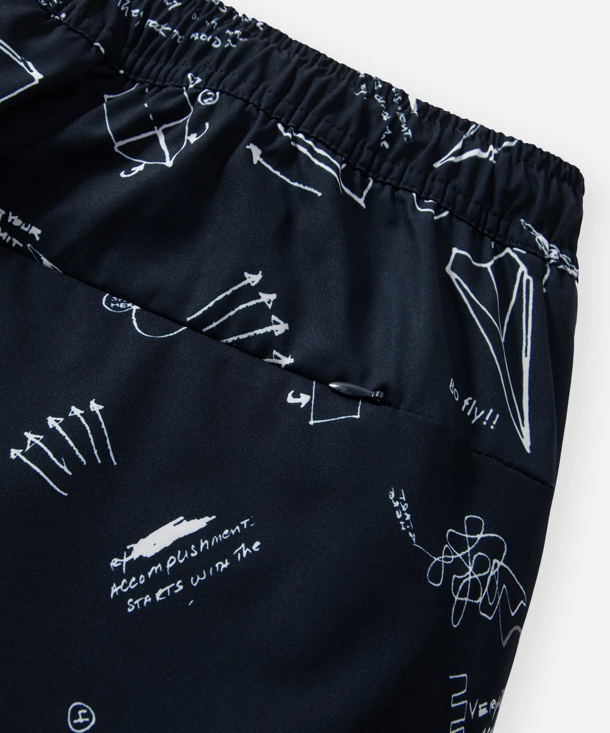Sketch Print Swim Shorts - Image 7