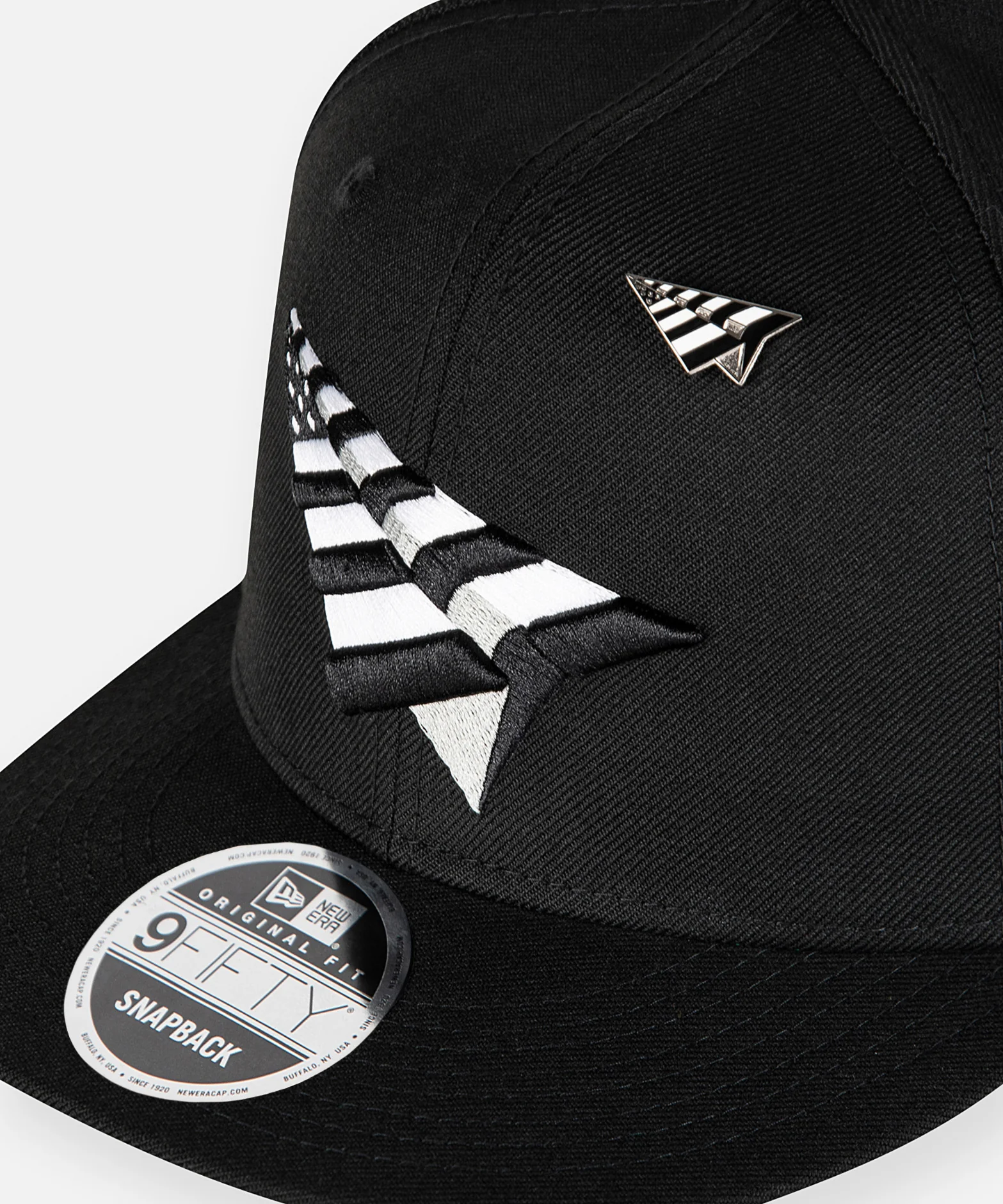 The Original Crown Old School Snapback Hat with Black Undervisor - Image 6